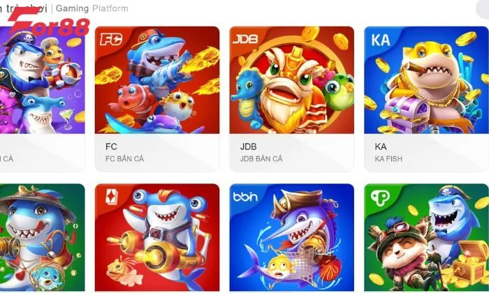 Bắn cá For88 Ưu điểm tạo nên tiếng vang lớn của bắn cá For88