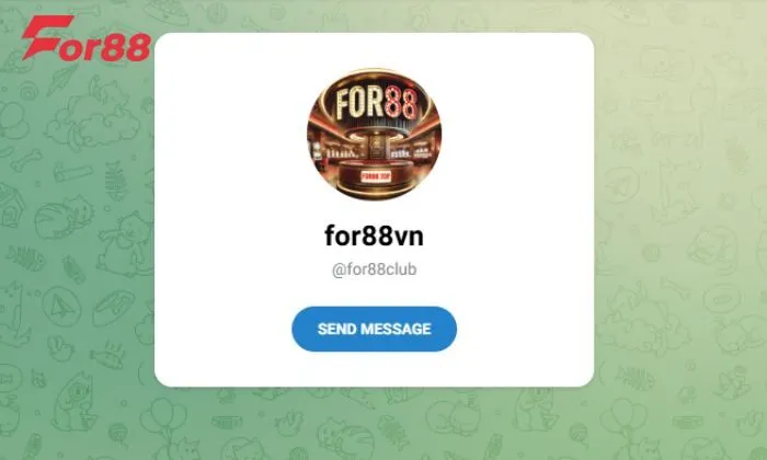 chăm sóc khách hàng For88 Kết nối qua telegram là một trong những cách chăm sóc khách hàng For88 phổ biến nhất