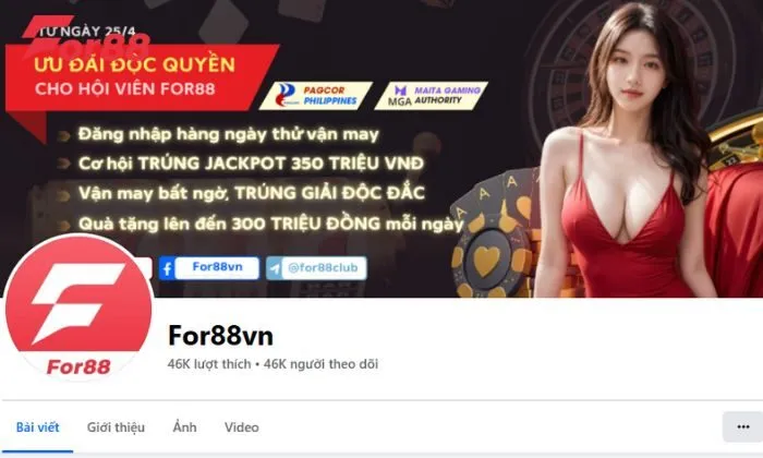 chăm sóc khách hàng For88 Gửi tin nhắn qua Facebook cũng là một cách liên hệ chăm sóc khách hàng For88