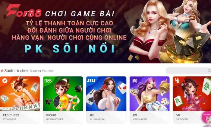 đăng ký For88 For88 tự hào sở hữu kho game đa dạng từ cá cược thể thao cổ điển đến e-sport hiện đại
