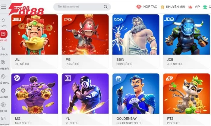 Nổ hũ For88 Điểm hấp dẫn đặc biệt của nổ hũ For88