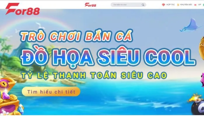 Ưu đãi For88 bắn cá giúp người chơi tối ưu hóa lợi nhuận cá cược