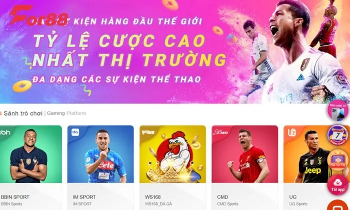 Ưu đãi For88 Thể thao Ưu đãi For88 Thể thao hấp dẫn mang lại trải nghiệm cá cược tuyệt vời nhất
